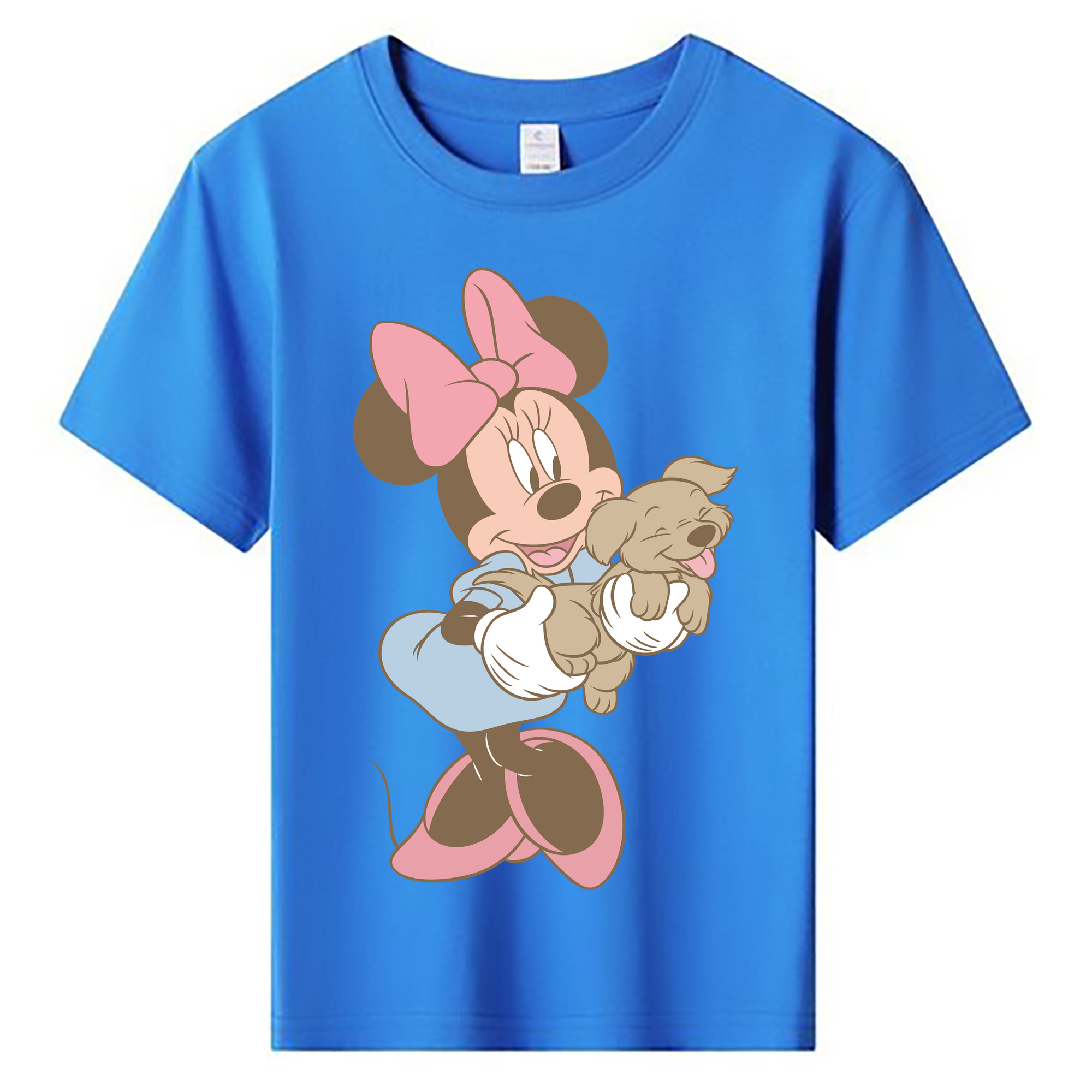 ミッキーマウス Mickey Mouse 綿100％キッズTシャツ（フロントプリント）
